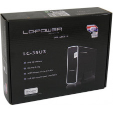 LC-Power LC-35U3 Caixa para Discos Rígidos Preto 3.5"