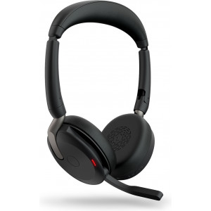 Jabra Evolve2 65 Flex Auscultadores Com fios e sem fios Fita de cabeça Escritório Call center Bluetooth Preto