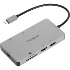 Targus DOCK423EU base & duplicador de portas Com fios USB 3.2 Gen 1 (3.1 Gen 1) Type-C Prateado