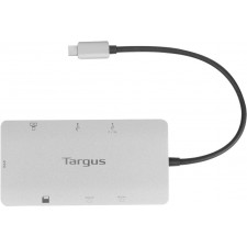 Targus DOCK423EU base & duplicador de portas Com fios USB 3.2 Gen 1 (3.1 Gen 1) Type-C Prateado