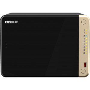 QNAP TS-664 NAS Tower Ethernet LAN Preto N5095