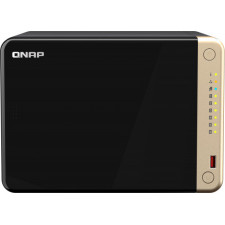QNAP TS-664 NAS Tower Ethernet LAN Preto N5095