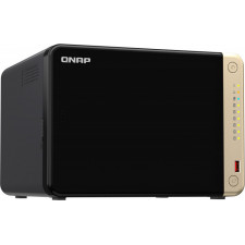 QNAP TS-664 NAS Tower Ethernet LAN Preto N5095