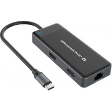 Conceptronic DONN14G base & duplicador de portas Com fios USB 3.2 Gen 1 (3.1 Gen 1) Type-C Cinzento