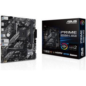 ASUS PRIME B550M-K ARGB AMD B550 Socket AM4 micro ATX