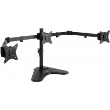 TooQ DB1704TN-B montagem e suporte para monitores 68,6 cm (27") Preto Secretária