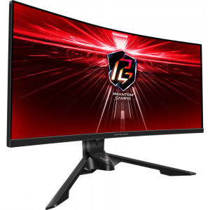 Asrock PG34WQ15R3A monitor de ecrã 86,4 cm (34") 3440 x 1440 pixels Wide Quad HD OLED Preto