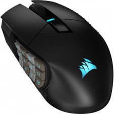 Corsair SCIMITAR ELITE WIRELESS rato Mão direita RF Wireless + Bluetooth + USB Type-C Ótico 26000 DPI