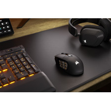 Corsair SCIMITAR ELITE WIRELESS rato Mão direita RF Wireless + Bluetooth + USB Type-C Ótico 26000 DPI