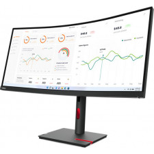 Lenovo ThinkVision T34w-30 LED display 86,4 cm (34") 3440 x 1440 pixels Wide Quad HD Preto