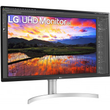 LG 32UN650P-W monitor de ecrã 80 cm (31.5") 3840 x 2160 pixels 4K Ultra HD LED Prateado