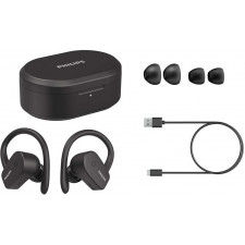 Philips TAA5205BK 00 auscultador Auscultadores True Wireless Stereo (TWS) Gancho de orelha, Intra-auditivo Desportos Bluetooth