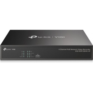 TP-Link VIGI NVR1004H-4P gravador de vídeo em rede (NVR) Preto