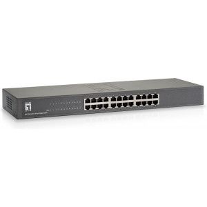 LevelOne GSW-2457 switch de rede Não-gerido Gigabit Ethernet (10 100 1000) Preto