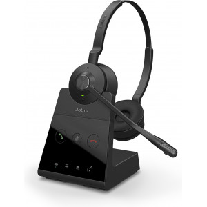 Jabra Engage 65 Stereo Auscultadores Sem fios Fita de cabeça Escritório Call center Bluetooth Preto