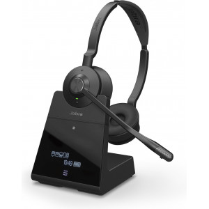 Jabra Engage 75 Stereo Auscultadores Sem fios Fita de cabeça Escritório Call center Bluetooth Preto