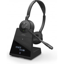 Jabra Engage 75 Stereo Auscultadores Sem fios Fita de cabeça Escritório Call center Bluetooth Preto