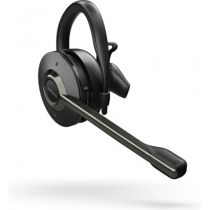Jabra Engage 65 Convertible Auscultadores Sem fios Gancho de orelha, Fita de cabeça Escritório Call center Bluetooth Preto