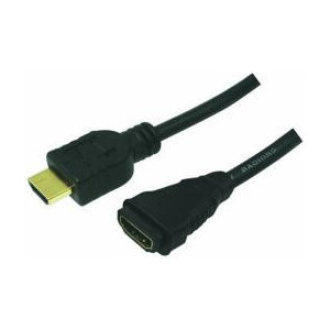 LogiLink HDMI HDMI, 3.0m cabo HDMI 3 m HDMI Type A (Standard) Preto