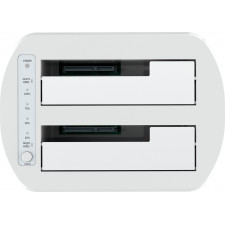 AISENS ASDS-D02W Docking Station para Discos Rígidos USB 3.2 Gen 1 (3.1 Gen 1) Type-B Branco