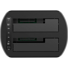 AISENS ASDS-D03B Docking Station para Discos Rígidos USB 3.2 Gen 1 (3.1 Gen 1) Type-B Preto