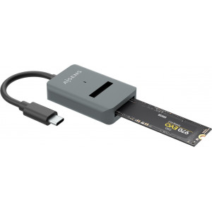 AISENS ASUC-M2D012-GR Caixa para Discos Rígidos Compartimento SSD Cinzento M.2