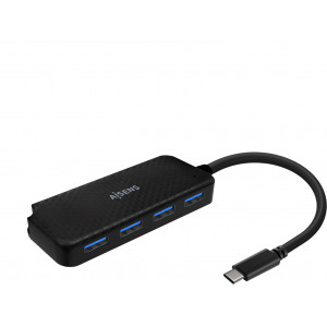 AISENS A109-0715 hub de interface USB 3.2 Gen 1 (3.1 Gen 1) Type-C 5000 Mbit s Preto