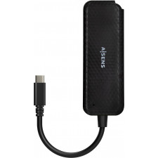 AISENS A109-0715 hub de interface USB 3.2 Gen 1 (3.1 Gen 1) Type-C 5000 Mbit s Preto