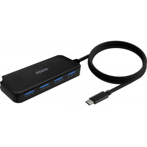 AISENS A109-0716 hub de interface USB 3.2 Gen 1 (3.1 Gen 1) Type-C 5000 Mbit s Preto