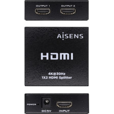 AISENS A123-0506 multiplicador de vídeo HDMI 2x HDMI