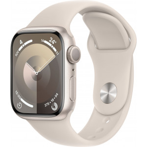 Apple Watch Series 9 41 mm Digital 352 x 430 pixels Ecrã táctil Bege Wi-Fi GPS