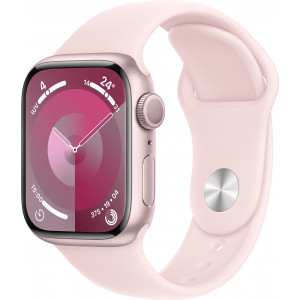 Apple Watch Series 9 41 mm Digital 352 x 430 pixels Ecrã táctil Rosa Wi-Fi GPS
