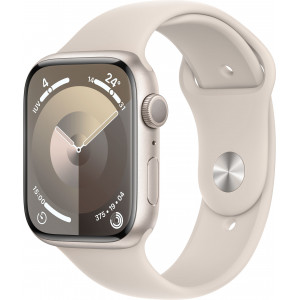 Apple Watch Series 9 45 mm Digital 396 x 484 pixels Ecrã táctil Bege Wi-Fi GPS