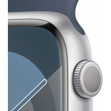 Apple Watch Series 9 45 mm Digital 396 x 484 pixels Ecrã táctil Prateado Wi-Fi GPS