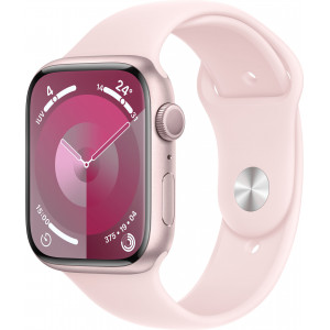 Apple Watch Series 9 45 mm Digital 396 x 484 pixels Ecrã táctil Rosa Wi-Fi GPS