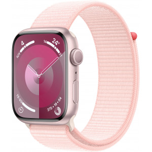 Apple Watch Series 9 45 mm Digital 396 x 484 pixels Ecrã táctil Rosa Wi-Fi GPS