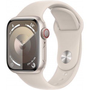 Apple Watch Series 9 41 mm Digital 352 x 430 pixels Ecrã táctil 4G Bege Wi-Fi GPS