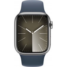 Apple Watch Series 9 41 mm Digital 352 x 430 pixels Ecrã táctil 4G Prateado Wi-Fi GPS