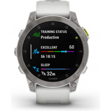 Garmin epix Gen 2 3,3 cm (1.3") AMOLED 45 mm Digital 416 x 416 pixels Ecrã táctil Branco Wi-Fi GPS