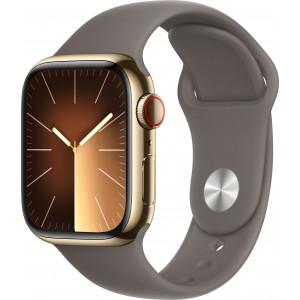 Apple Watch Series 9 41 mm Digital 352 x 430 pixels Ecrã táctil 4G Dourado Wi-Fi GPS