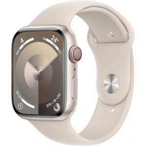 Apple Watch Series 9 45 mm Digital 396 x 484 pixels Ecrã táctil 4G Bege Wi-Fi GPS