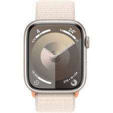 Apple Watch Series 9 OLED 45 mm Digital 396 x 484 pixels Ecrã táctil 4G Bege Wi-Fi GPS