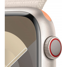 Apple Watch Series 9 OLED 45 mm Digital 396 x 484 pixels Ecrã táctil 4G Bege Wi-Fi GPS