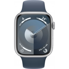 Apple Watch Series 9 45 mm Digital 396 x 484 pixels Ecrã táctil 4G Prateado Wi-Fi GPS