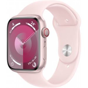 Apple Watch Series 9 45 mm Digital 396 x 484 pixels Ecrã táctil 4G Rosa Wi-Fi GPS