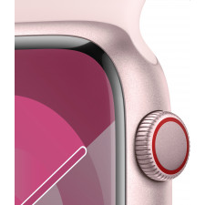 Apple Watch Series 9 45 mm Digital 396 x 484 pixels Ecrã táctil 4G Rosa Wi-Fi GPS