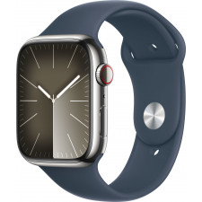 Apple Watch Series 9 45 mm Digital 396 x 484 pixels Ecrã táctil 4G Prateado Wi-Fi GPS