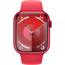 Apple Watch Series 9 45 mm Digital 396 x 484 pixels Ecrã táctil Vermelho Wi-Fi GPS