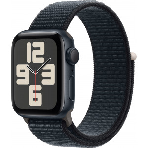 Apple Watch SE OLED 40 mm Digital 324 x 394 pixels Ecrã táctil Preto Wi-Fi GPS