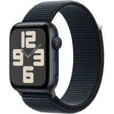 Apple Watch SE OLED 44 mm Digital 368 x 448 pixels Ecrã táctil Preto Wi-Fi GPS